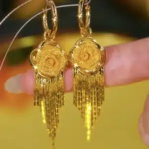 Eternal Rose Glow ear rings